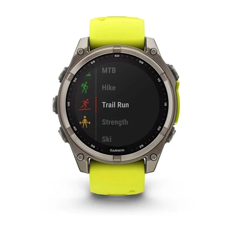 Smartwatch fenix 8 sapp. solar-yellow 010-02906-21 garmin