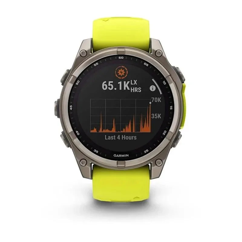 Smartwatch fenix 8 sapp. solar-yellow 010-02906-21 garmin