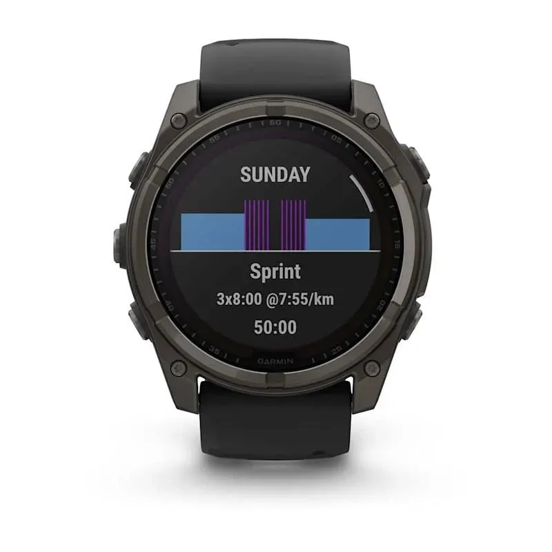 Smartwatch fenix 8 sapp. solar-black-gray 010-02907-11 garmin