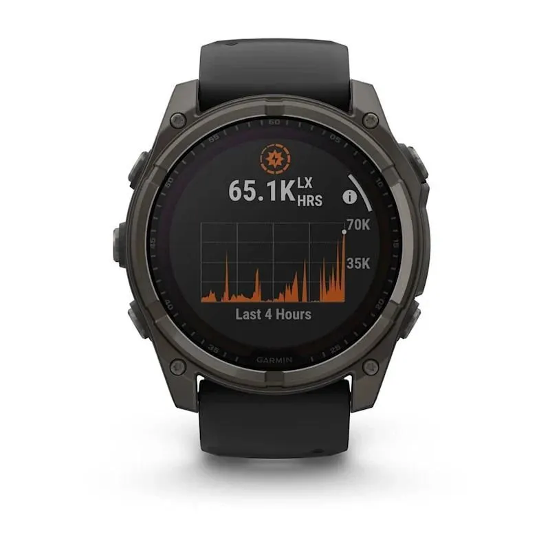 Smartwatch fenix 8 sapp. solar-black-gray 010-02907-11 garmin