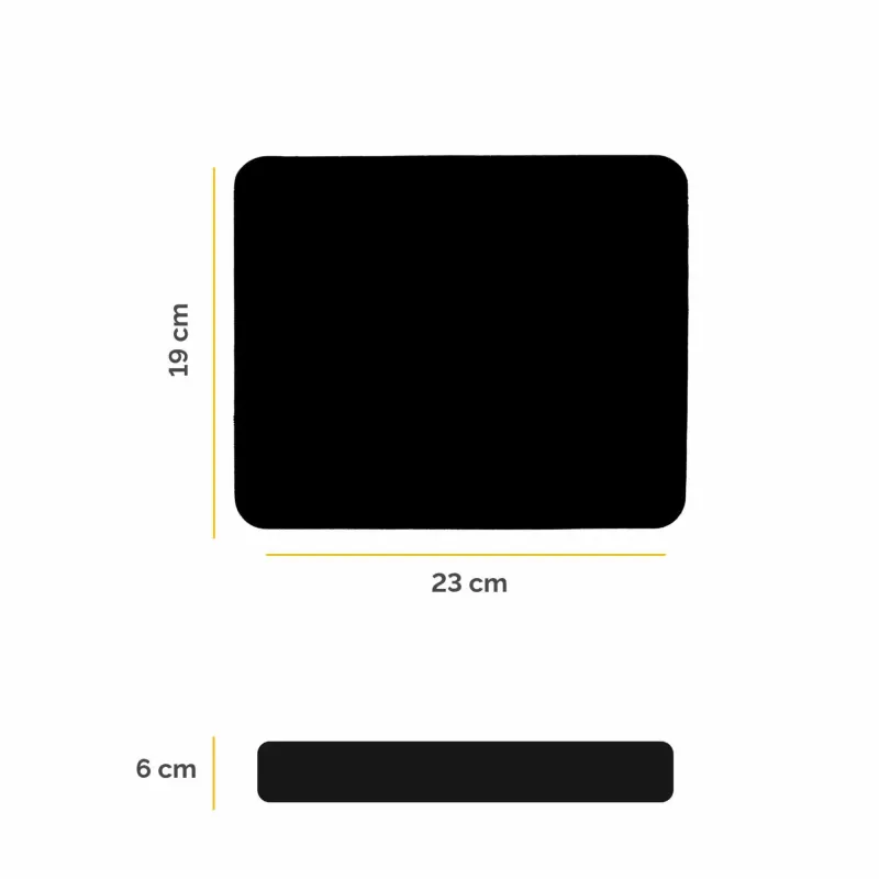 Mouse pad basic-black 29704 fellowes