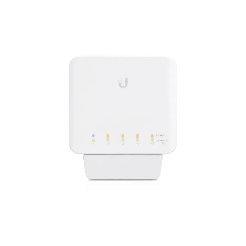 Switch-UBIQUITI-USW-FLEX-5x10Base-T - 100Base-TX - 1000Base-T-PoE ports 5-15.4 Watts-USW-FLEX