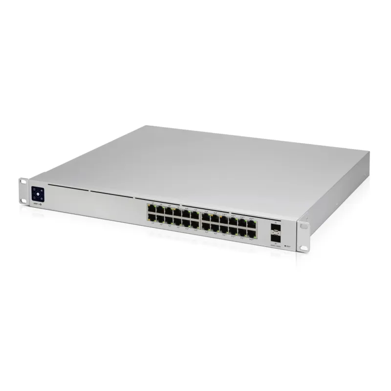 Switch-UBIQUITI-USW-Pro-24-PoE-Type L3-Desktop-pedestal-Rack-24x10Base-T - 100Base-TX - 1000Base-T-2xSFP+-PoE ports 24-PoE+