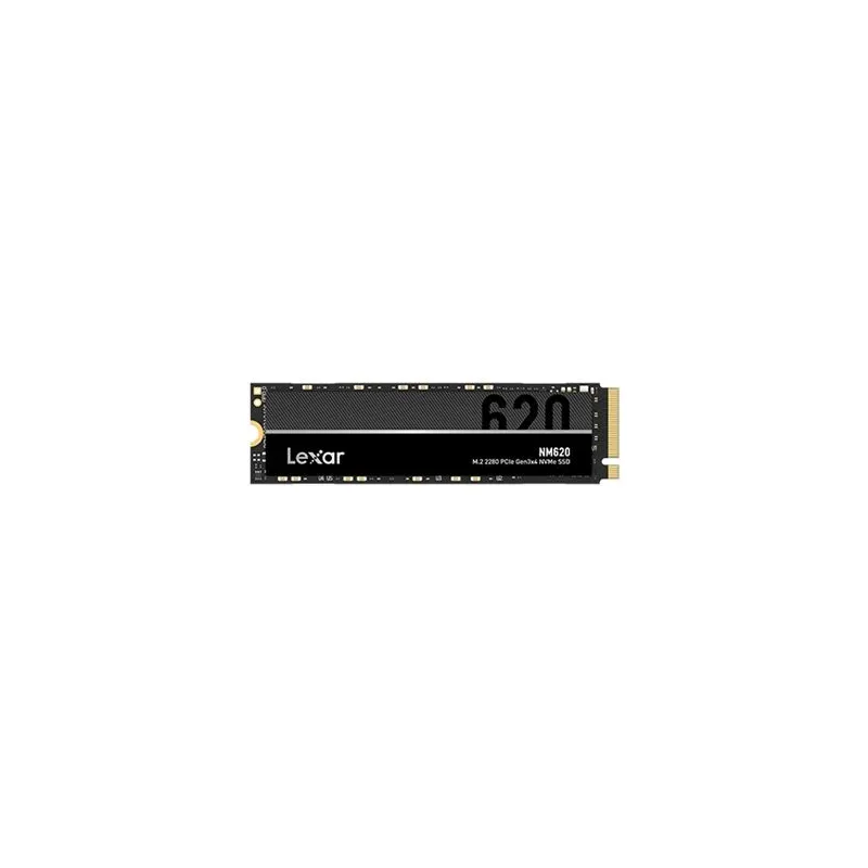 Lexar - M.2 NVMe SSD - NM620 - 2000 GB - SSD form factor M.2 2280 - Solid-state drive interface PCIe Gen3x4 - Read speed 3300