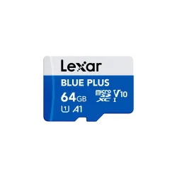 Memory micro sdxc 64gb uhs-i-w-a lmsblpl064g-bnang lexar