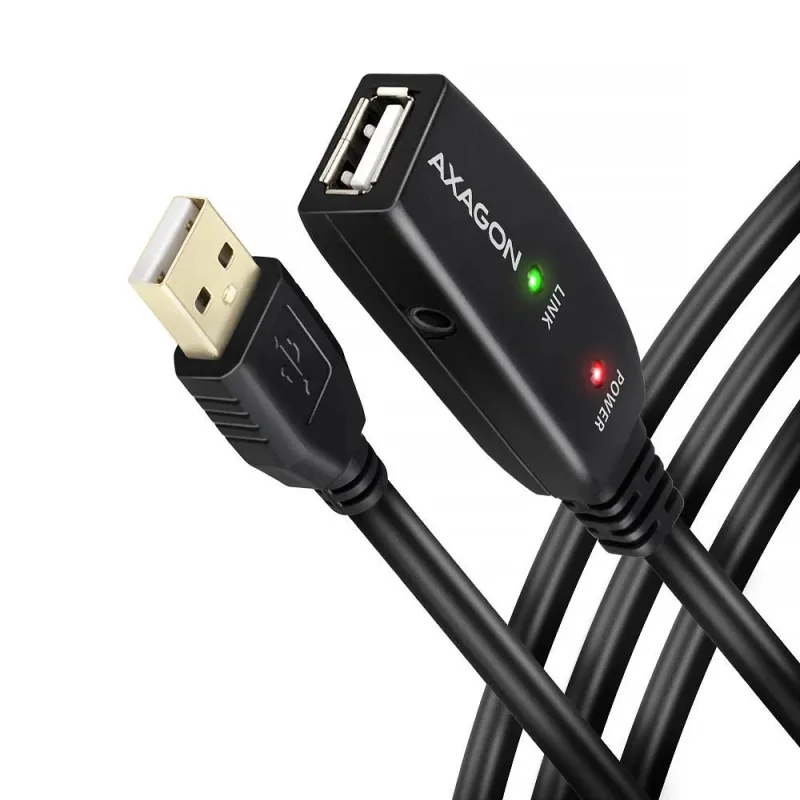 Cable usb2.0 a-m-a-f active-15m adr-215 axagon
