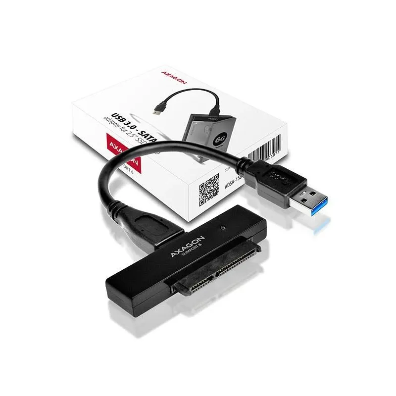 Hdd acc adapter usb3.2 case-2.5 sata 6g adsa-1s6 axagon