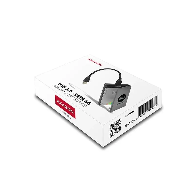 Hdd acc adapter usb3.2 case-2.5 sata 6g adsa-1s6 axagon