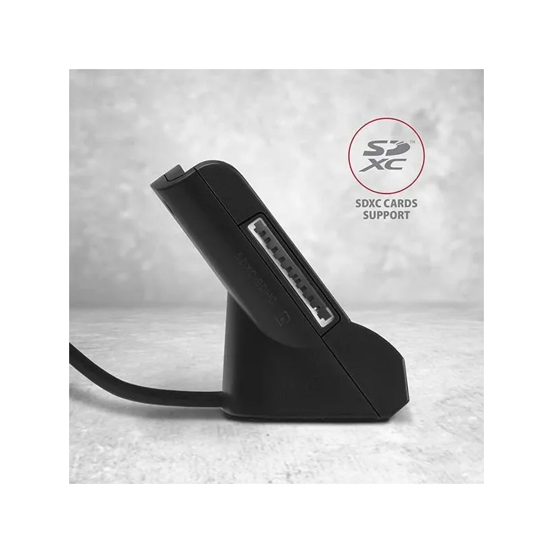 AXAGON Universal desktop USB contact Smart-ID and SD-microSD-SIM card reader - CRE-SM2