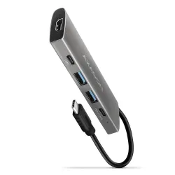 I-o hub usb-c 5in1-0.2m hmc-5g2 axagon