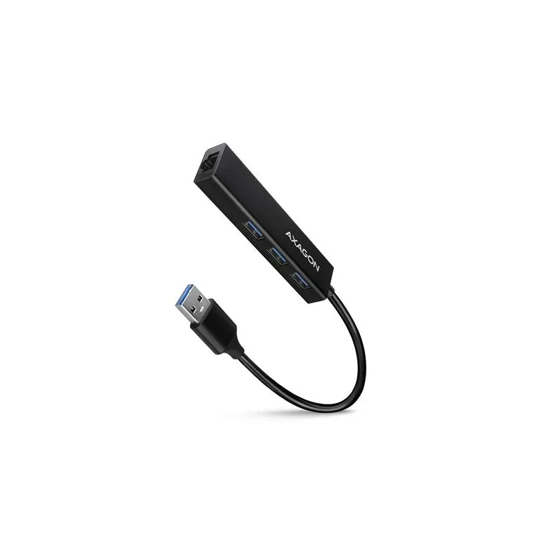 I-o hub usb3.2 3port glan-0.2m hma-gl3a axagon