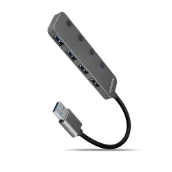 I-o usb hub switch 4port-0.2m hue-msa axagon