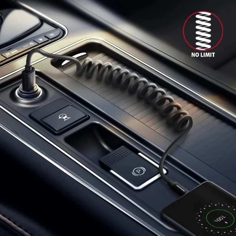 Cable usb-c to usb2.0 0.6m-twister blk bucm-am10tb axagon