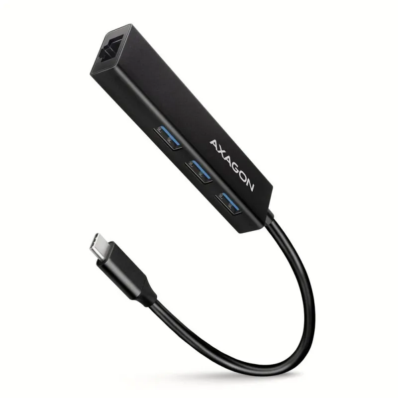 I-o hub usb-c 4port glan-0.2m hmc-gl3a axagon