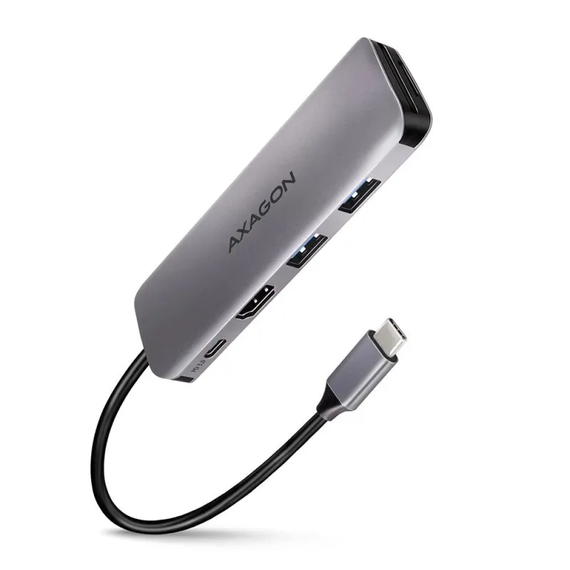 I-o hub usb3.2 5in1-0.2m hmc-5 axagon