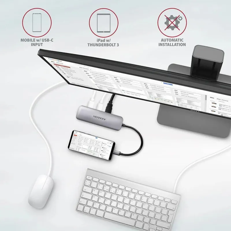 I-o hub usb3.2 5in1-0.2m hmc-5 axagon
