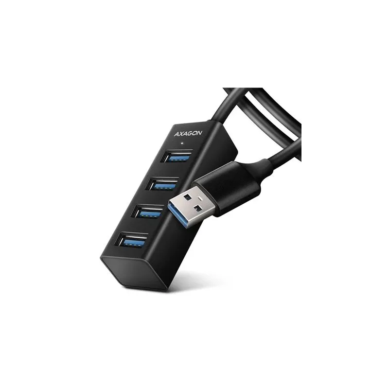 I-o hub usb3.2 4port mini-1.2m hue-m1al axagon