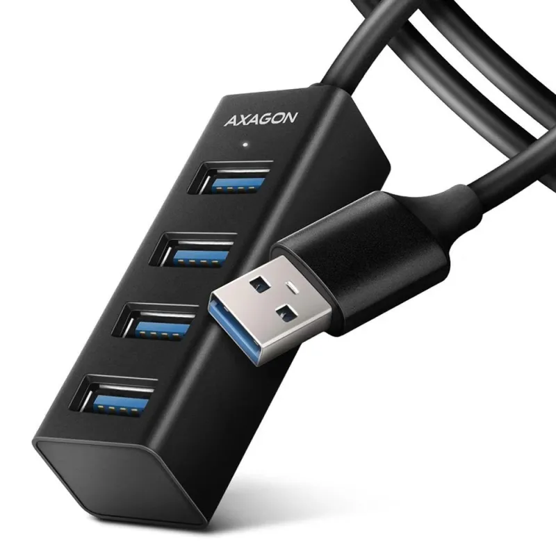 I-o hub usb3.2 4port mini-1.2m hue-m1al axagon