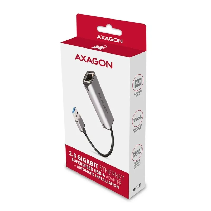 AXAGON - ADE-25R SuperSpeed USB-A 2.5 Gigabit Ethernet