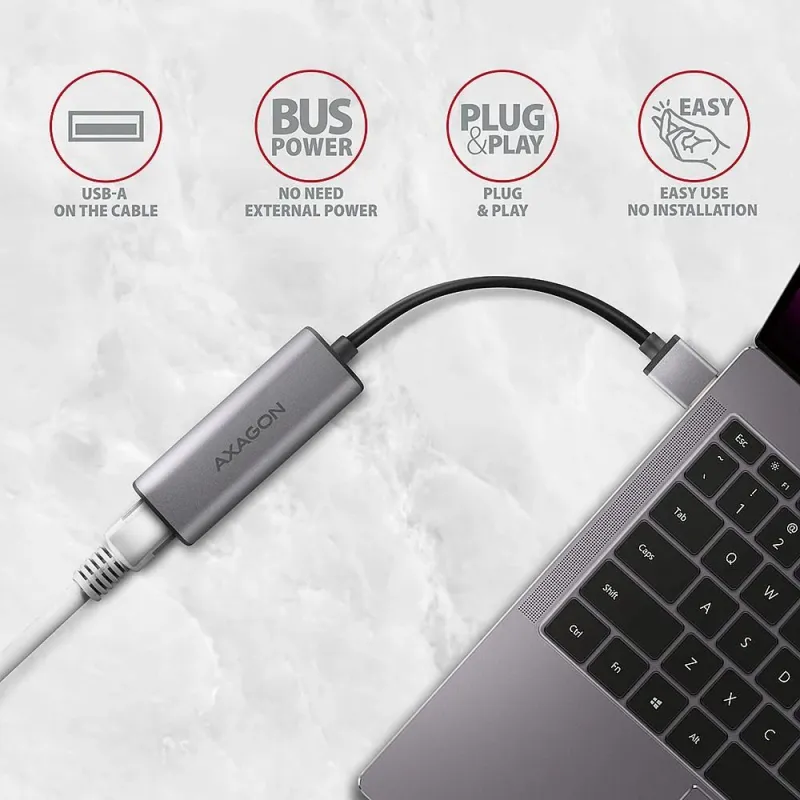 AXAGON - ADE-25R SuperSpeed USB-A 2.5 Gigabit Ethernet