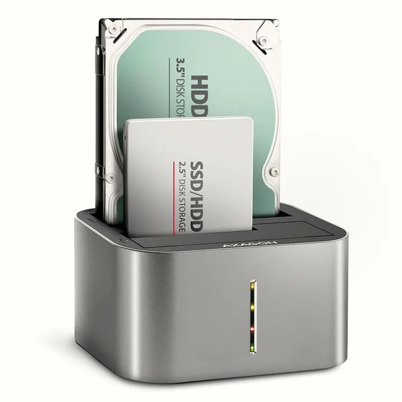 Ssd acc dock station usb-c-2.5-3.5 sata adsa-dc axagon