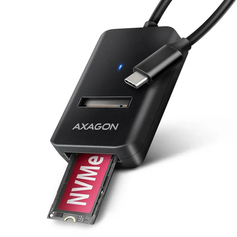 Ssd acc adapter usb-c-m.2-10gbps 0.1m adm2-cm axagon