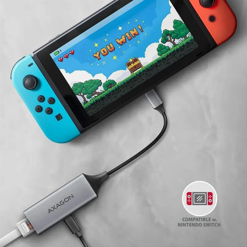 Net adapter usb-c 1gb-ade-txpd axagon
