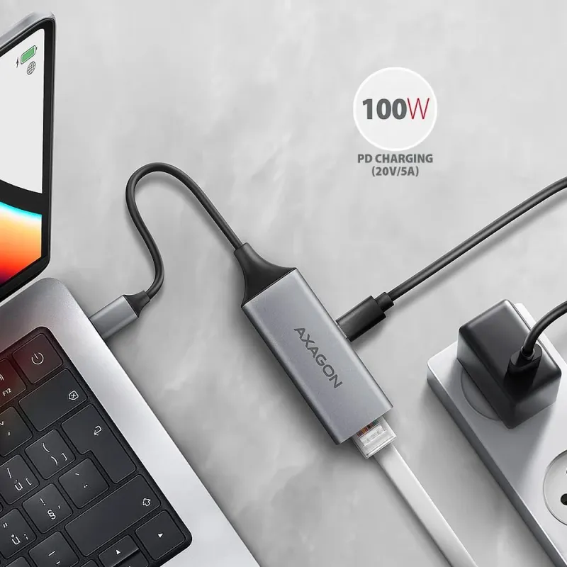 Net adapter usb-c 1gb-ade-txpd axagon