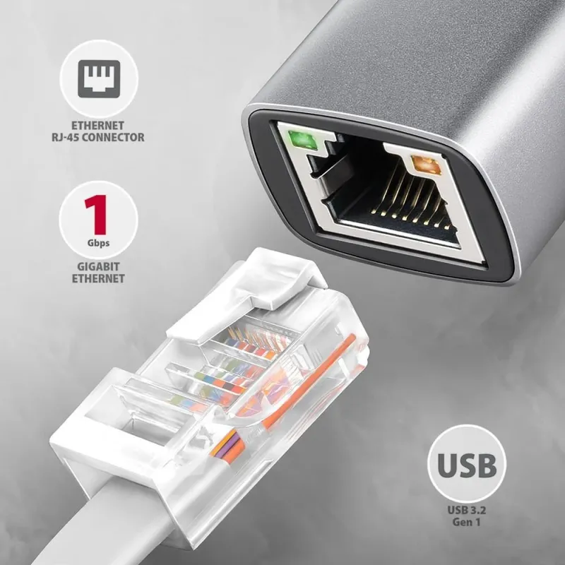 Net adapter usb-c 1gb-ade-txpd axagon