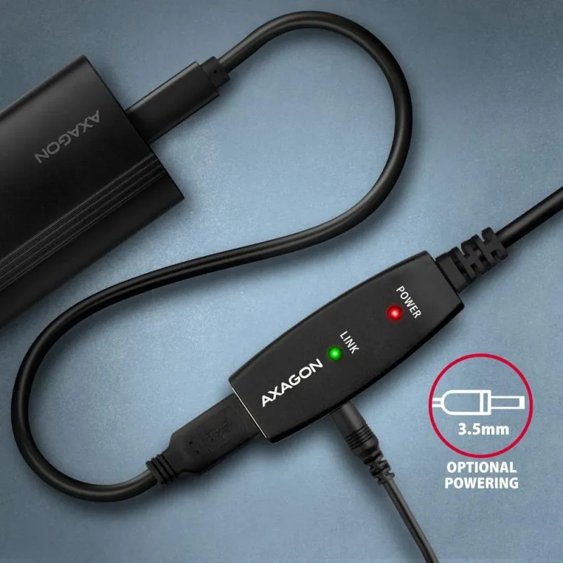 Cable usb2.0 a-m-a-f active-7m adr-207 axagon