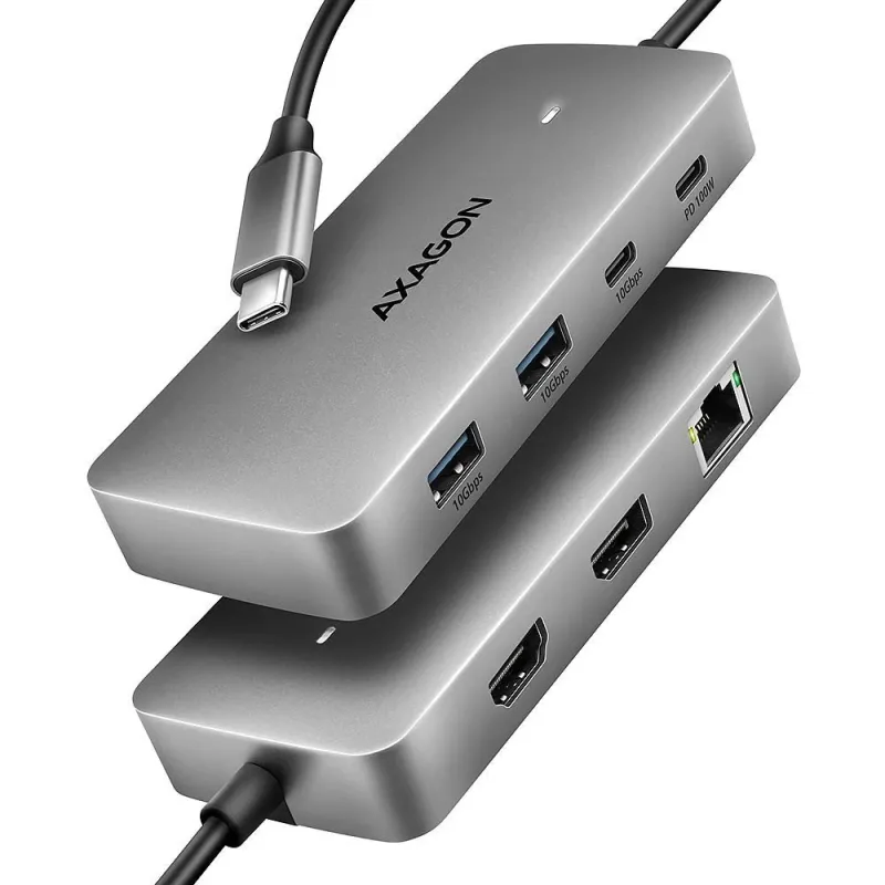 I-o hub usb-c 3p hdmi dp-0.15m hmc-cub83x2 axagon