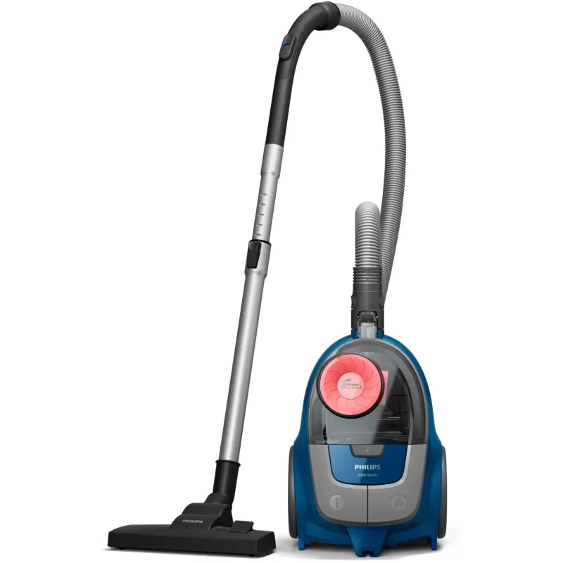 Vacuum Cleaner-PHILIPS-Bagless-850 Watts-Capacity 1.3 l-Noise 77 dB-Dark Blue-Weight 4.4 kg-XB2123-09