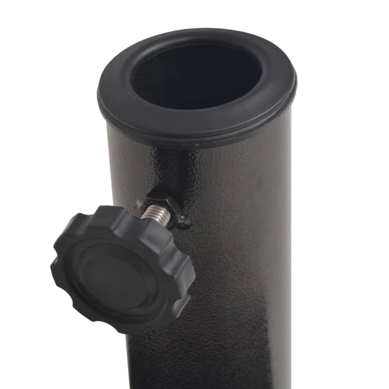 vidaXL saulessarga pamatne, sveķu materiāls, pusapaļa, bronza, 9 kg