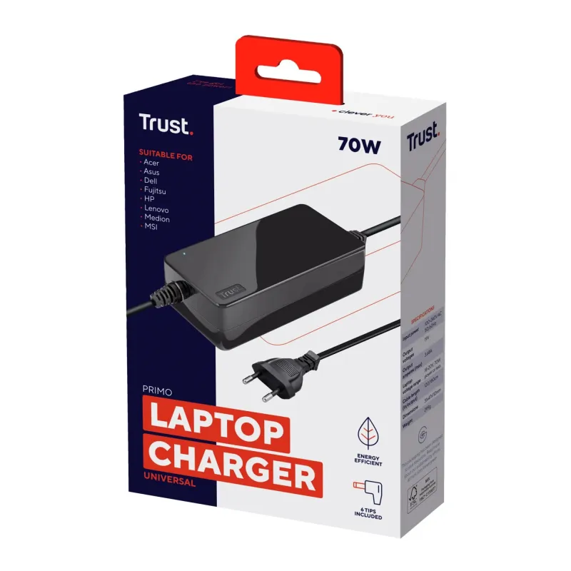 Nb acc ac adapter 70w primo-black 22141 trust