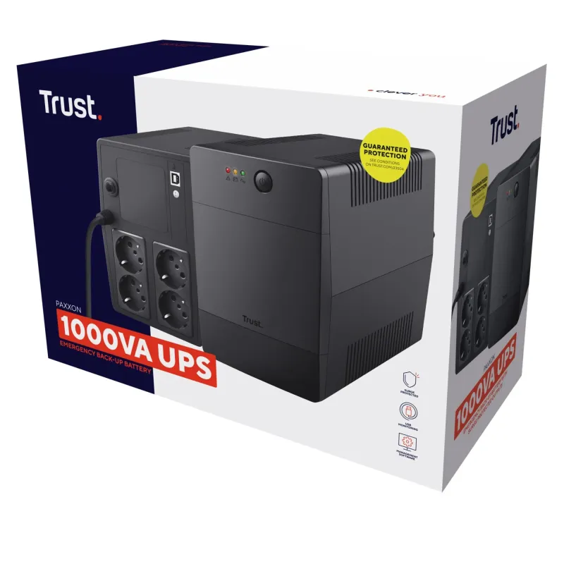 UPS-TRUST-600 Watts-1000 VA-Wave form type Simulated sinewave-23504