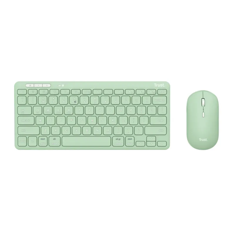 Keyboard +mouse wrl lyra-green 24942 trust