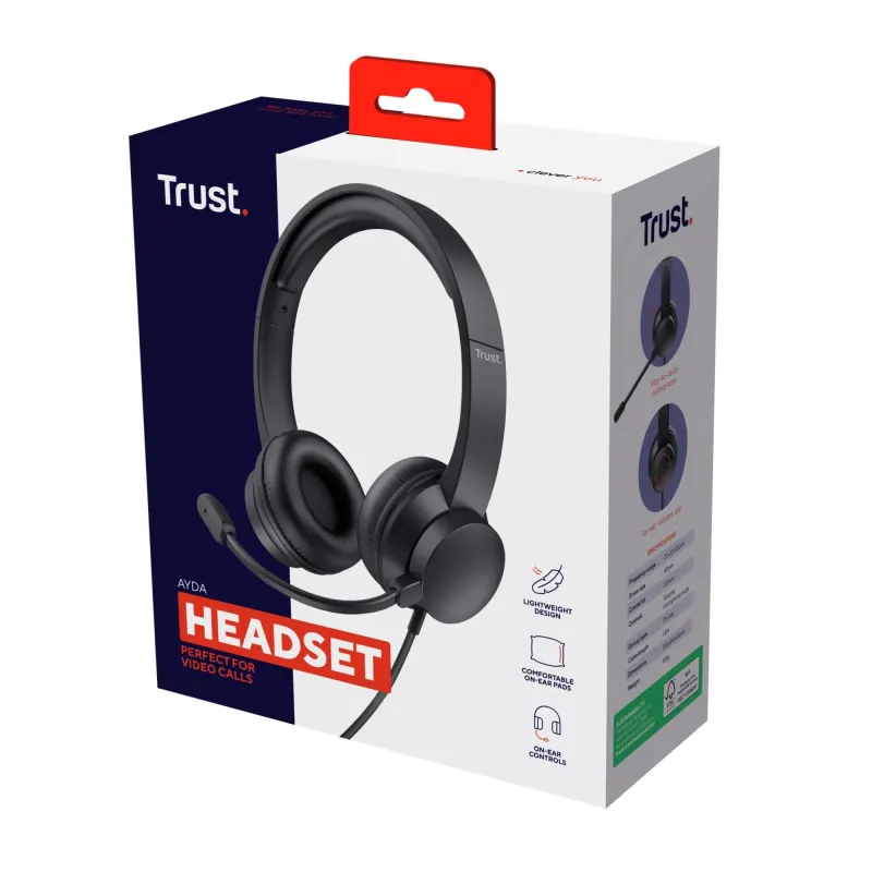 Headset ayda pc 3.5mm-25087 trust