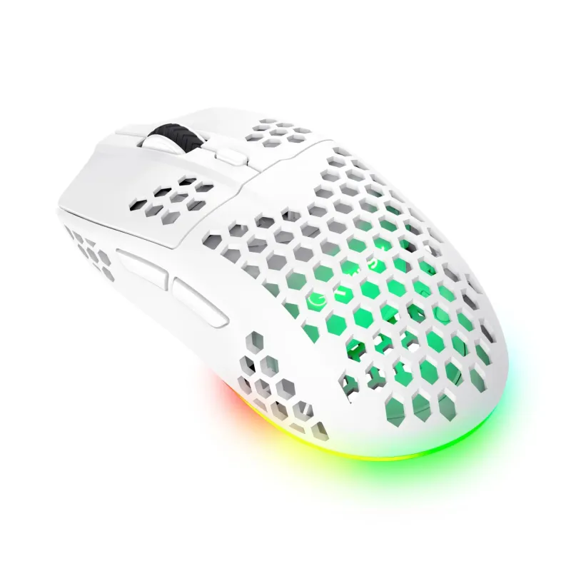 Mouse usb optical wrl gxt929w-helox lightw white 25390 trust