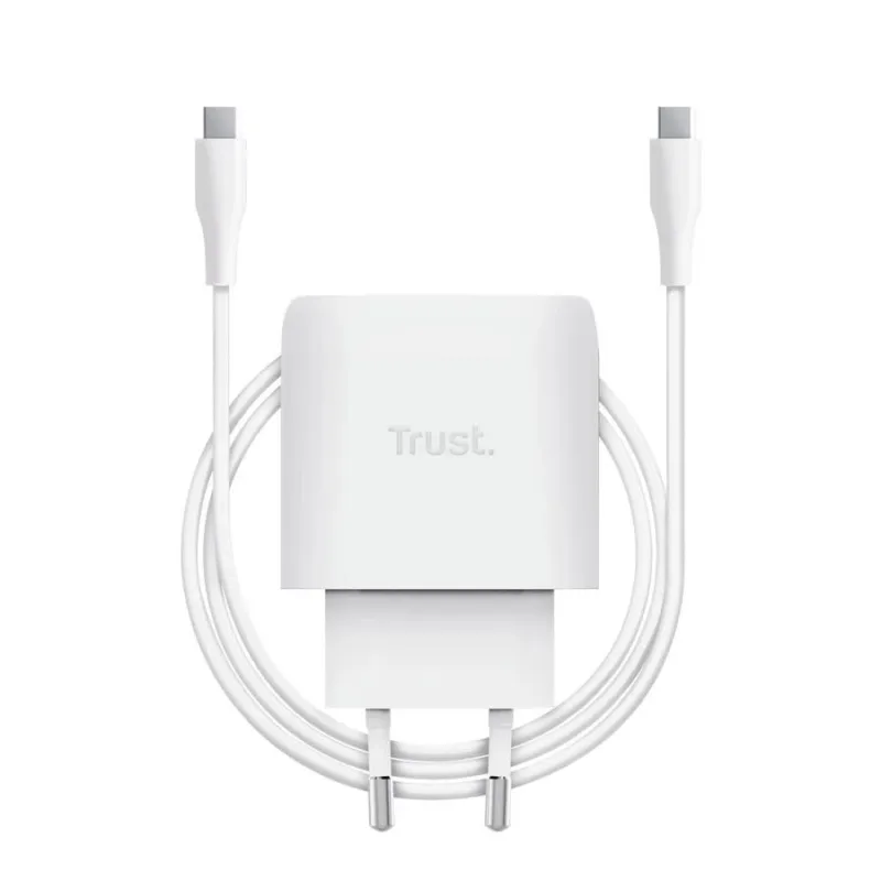 Mobile charger wall maxo 45w-usb-c white 25522 trust