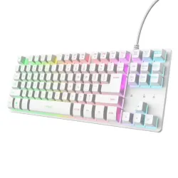 Keyboard usb gxt 833w thado-tkl eng white 25894 trust