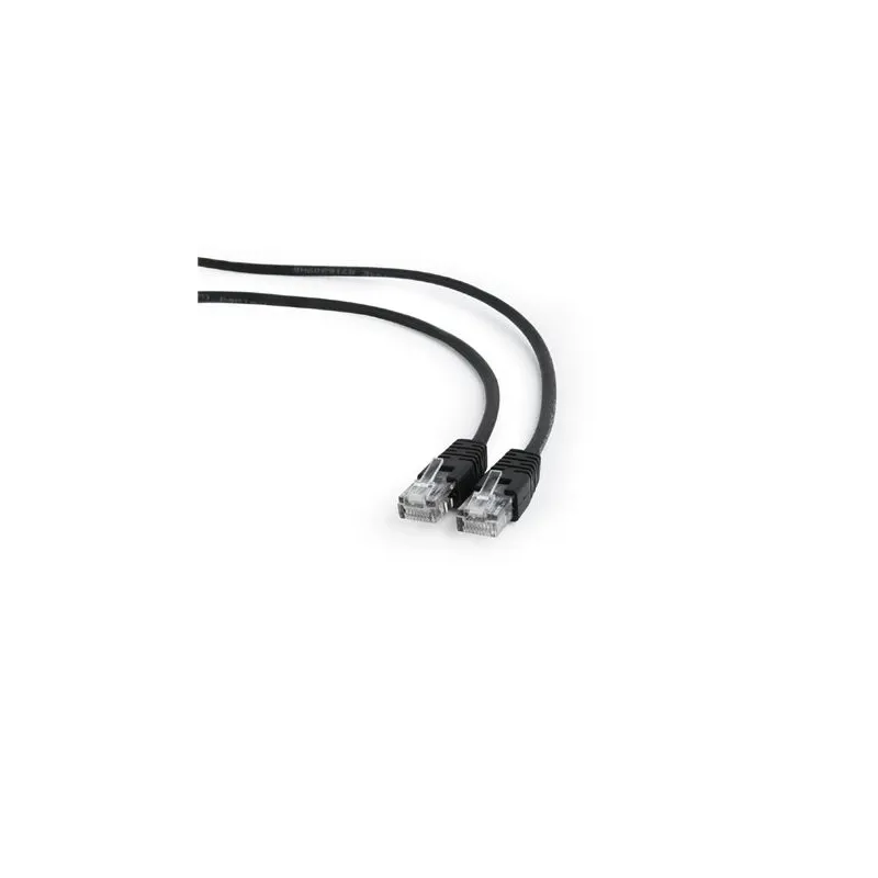 Patch cable cat5e utp 0.5m-black pp12-0.5m-bk gembird