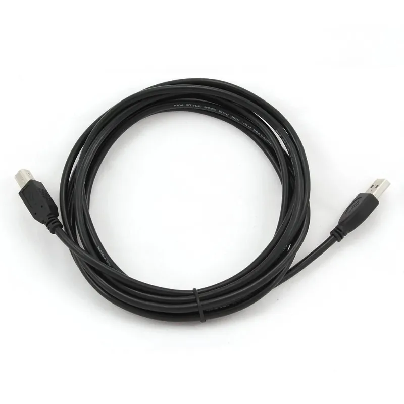 Cable usb2 am-bm 3m-black ccp-usb2-ambm-10 gembird