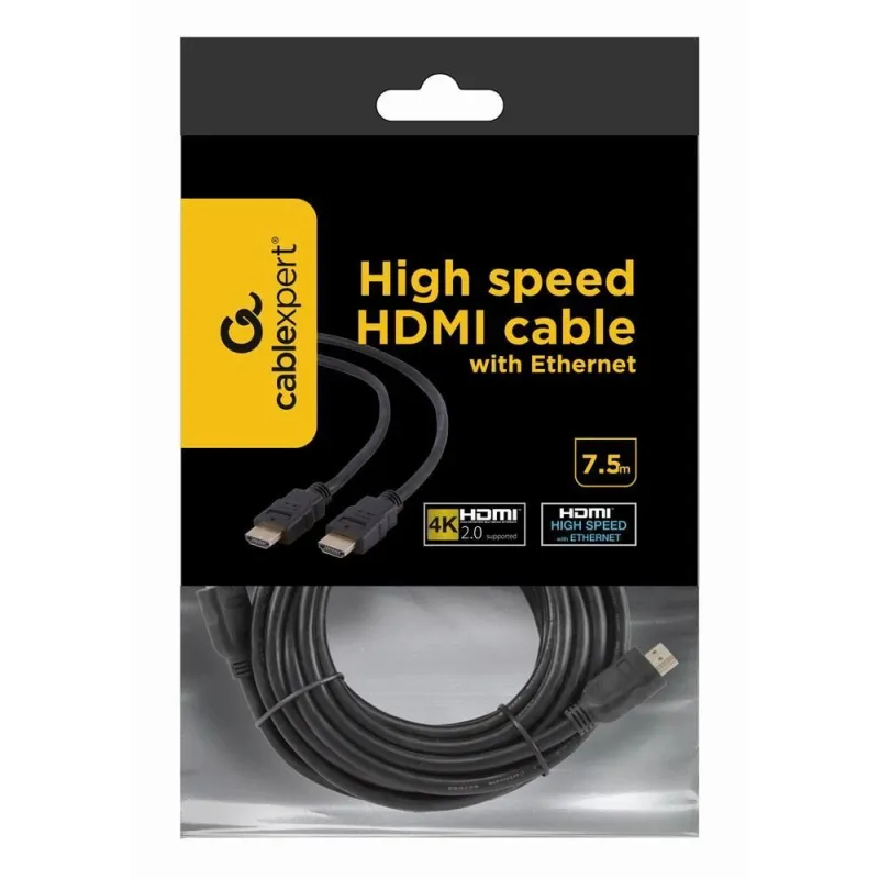Cable hdmi-hdmi 7.5m v2.0 blk-cc-hdmi4-7.5m gembird