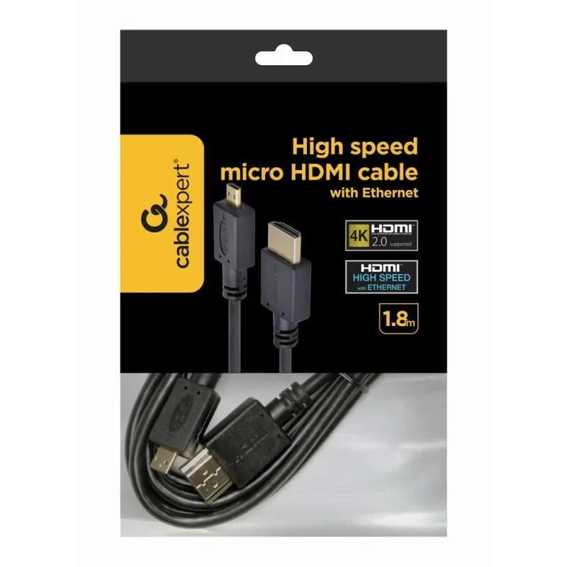 Cable hdmi-micro hdmi 1.8m-v.2.0 blk cc-hdmid-6 gembird