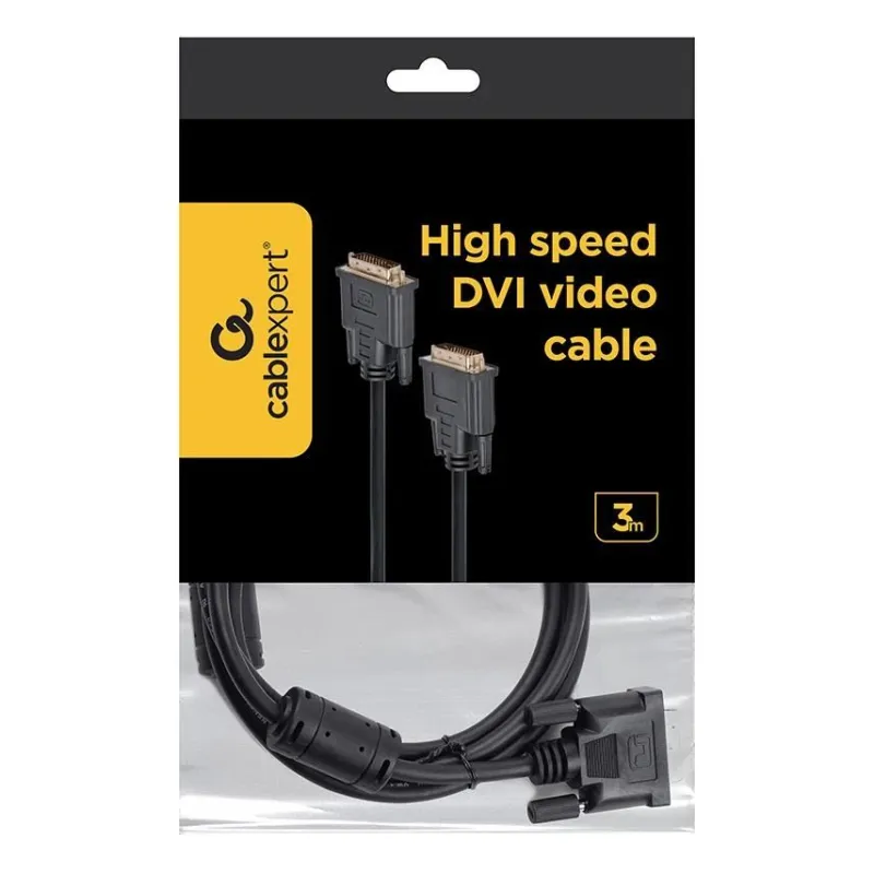 Cable dvi dual link 3m-cc-dvi2-bk-10 gembird