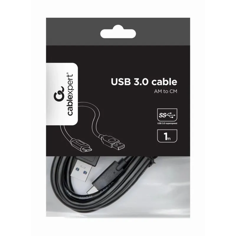 Cable usb-c to usb3 1m-ccp-usb3-amcm-1m gembird