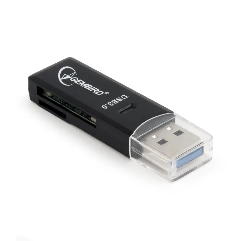 Gembird - Compact USB 3.0 SD card reader, Blister