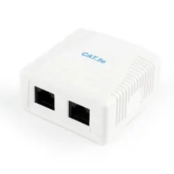 Cable acc mount box 2xcat5e-ncac-2u5e-01 gembird