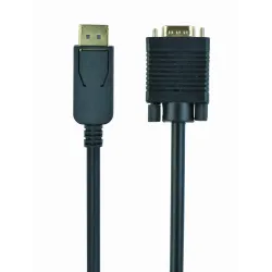 Cable display port to vga 1.8m-ccp-dpm-vgam-6 gembird