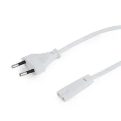 Cable power eu 1.8m-white pc-184-2-w gembird